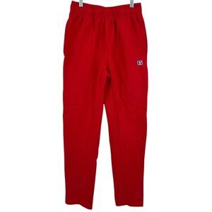 Vintage 90s Russell Athletic Red Men's Size Small Fleece Sweatpants Blank